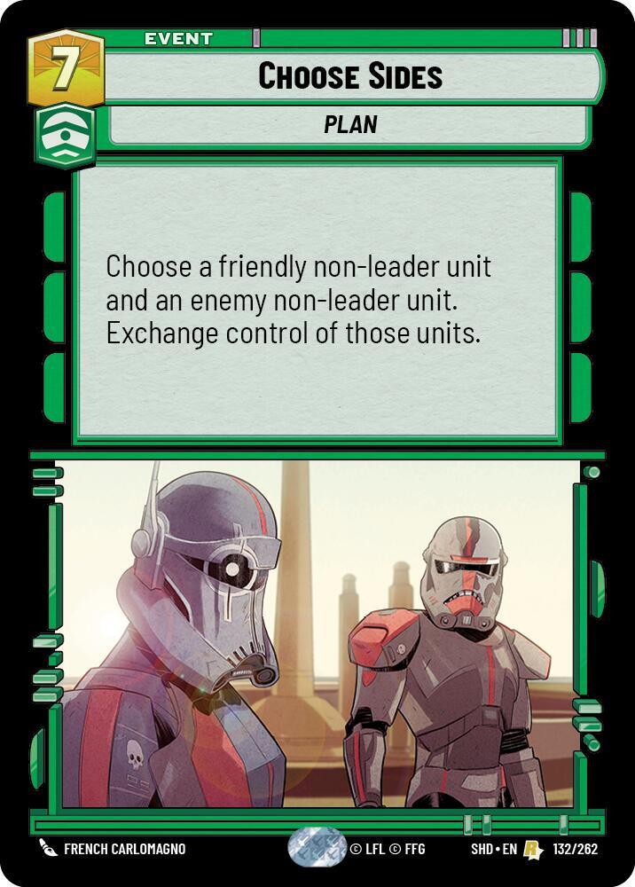 SWU Shadows of the Galaxy - Choose Sides