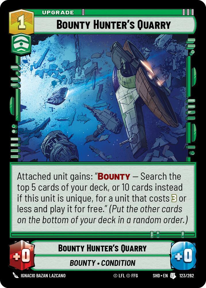 SWU Shadows of the Galaxy - Bounty Hunter's Quarry