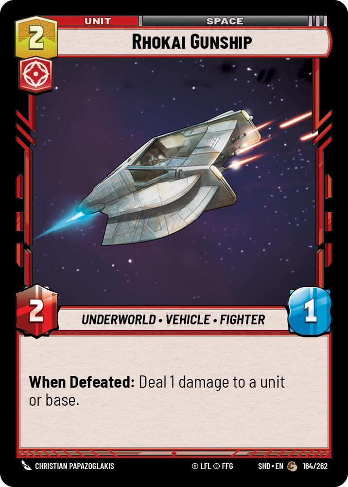 SWU Shadows of the Galaxy - Rhokai Gunship