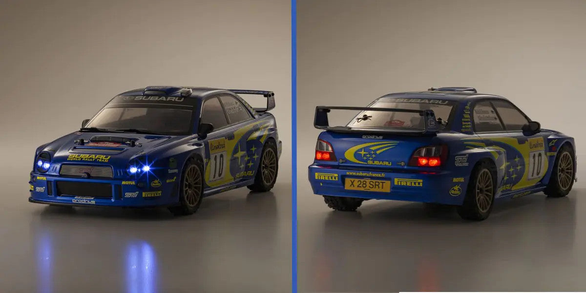 Kyosho - 1:10 Scale Radio Controlled Electric Powered 4WD FAZER Mk2 FZ02-R Series readyset Subaru Impreza WRC 2002