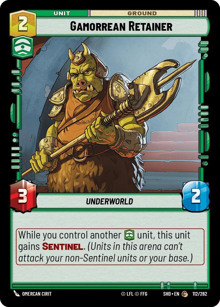SWU Shadows of the Galaxy - Gamorrean Retainer