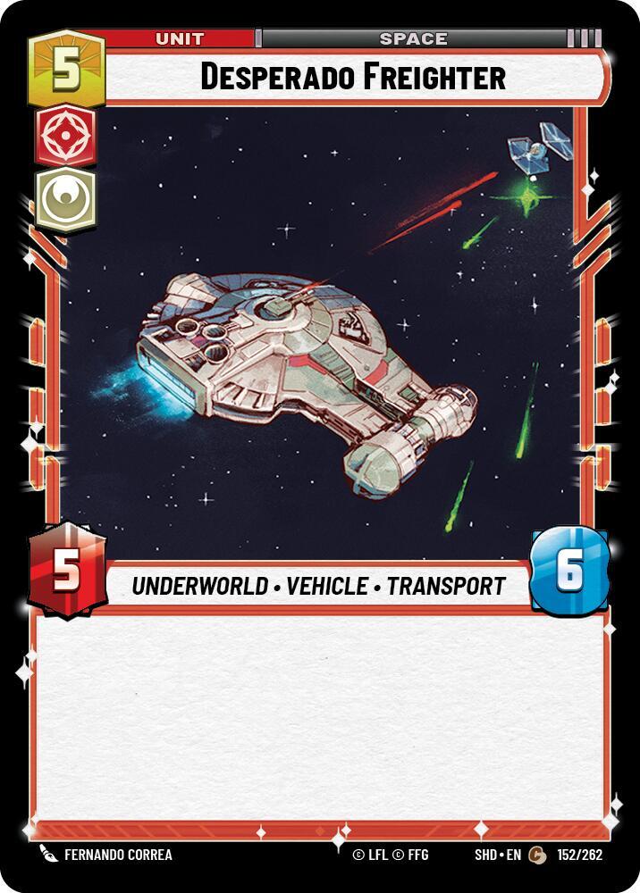 SWU Shadows of the Galaxy - Desperado Freighter