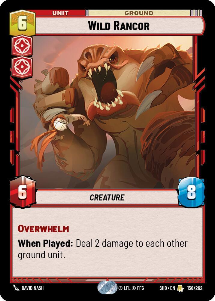 SWU Shadows of the Galaxy - Wild Rancor