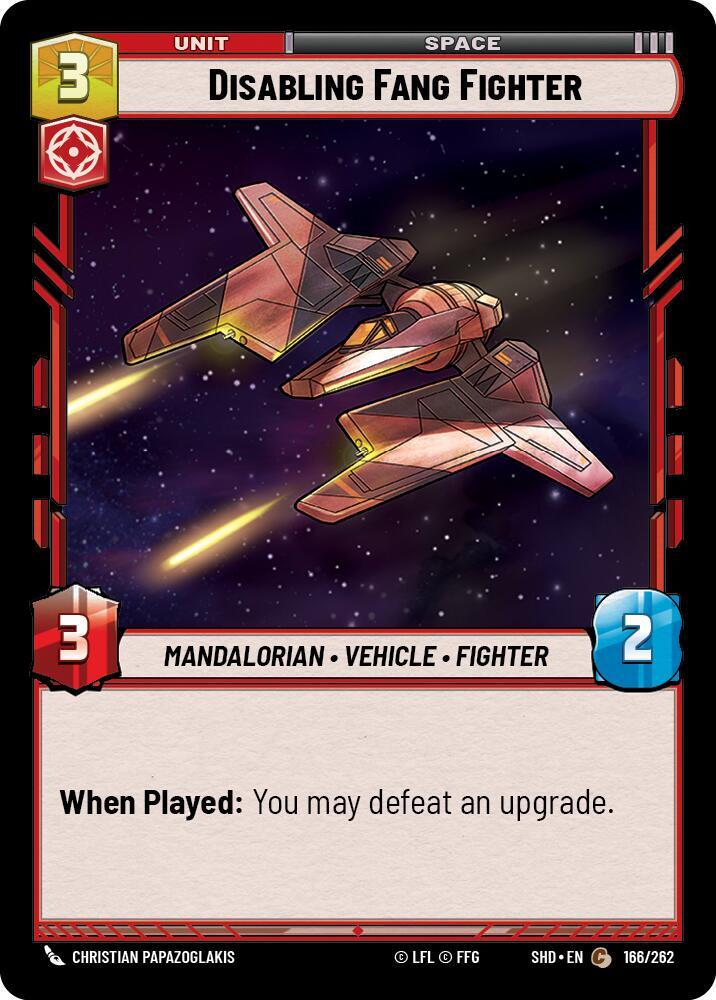 SWU Shadows of the Galaxy - Disabling Fang Fighter