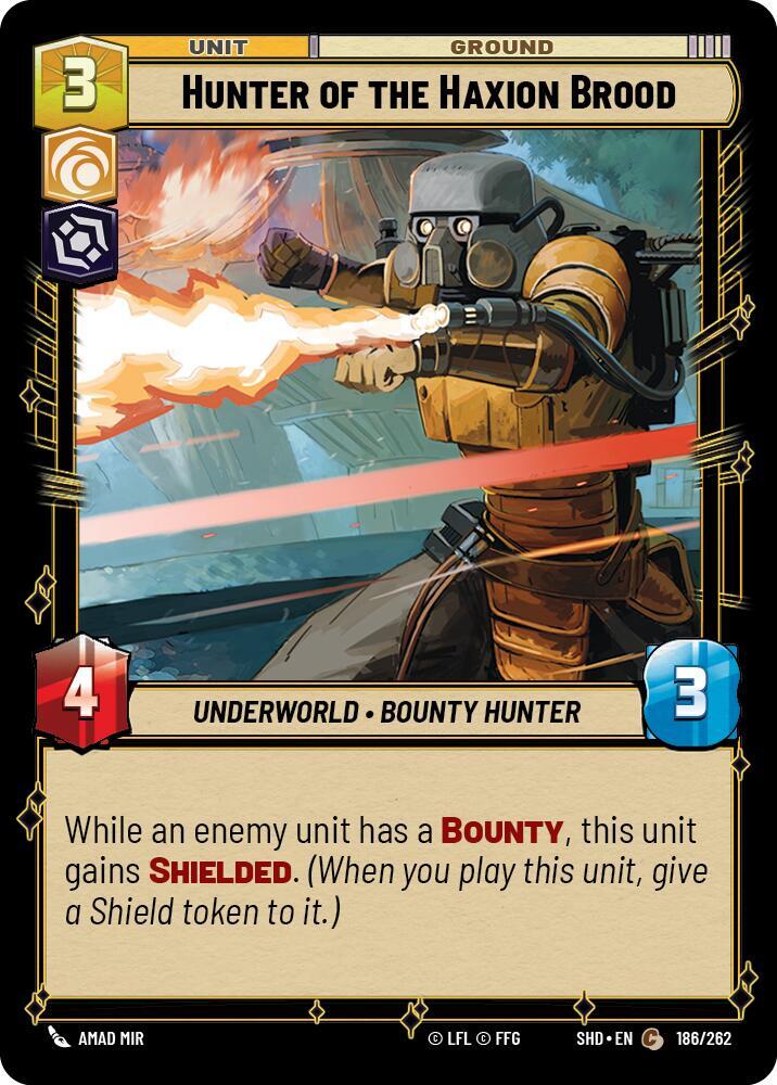 SWU Shadows of the Galaxy - Hunter of the Haxion Brood