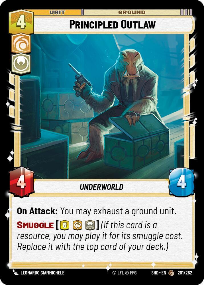 SWU Shadows of the Galaxy - Principled Outlaw