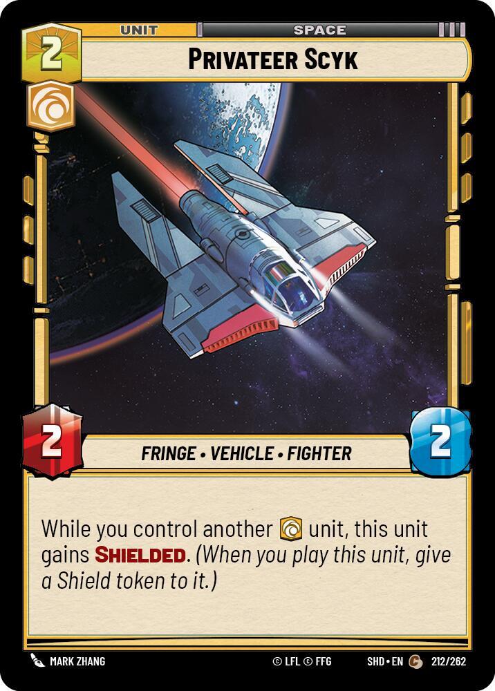 SWU Shadows of the Galaxy - Privateer Scyk