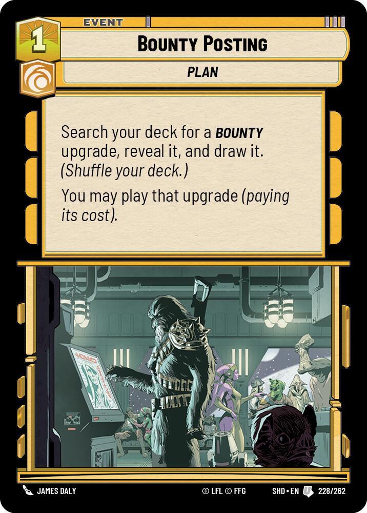 SWU Shadows of the Galaxy - Bounty Posting