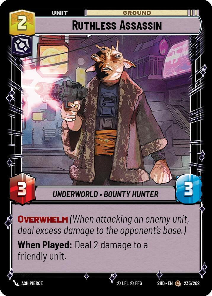 SWU Shadows of the Galaxy - Ruthless Assassin