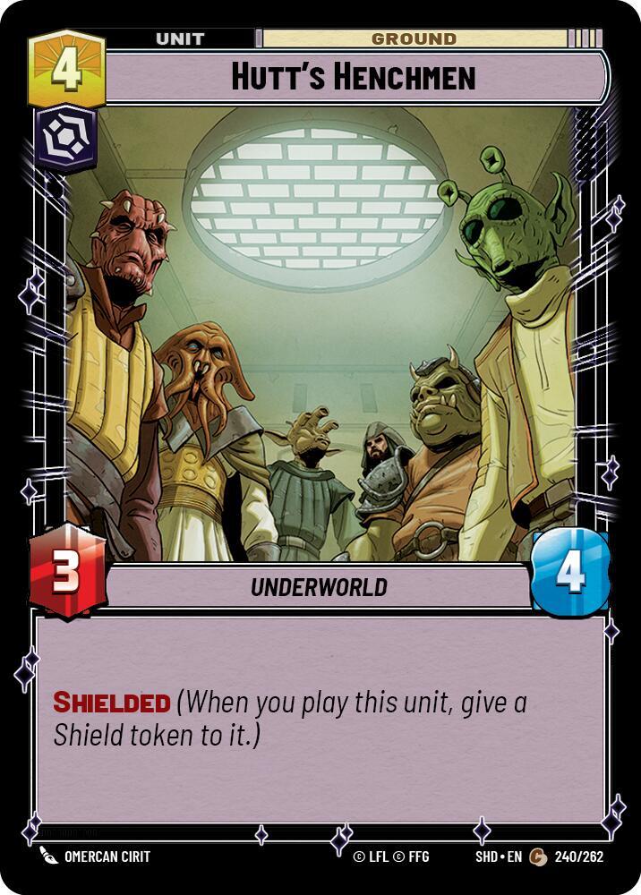 SWU Shadows of the Galaxy - Hutt's Henchmen