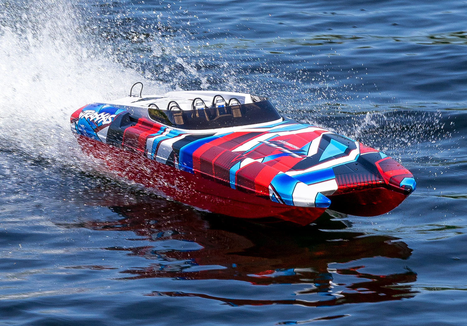 Traxxas - DCB M41 Widebody-Catamaran, Roja