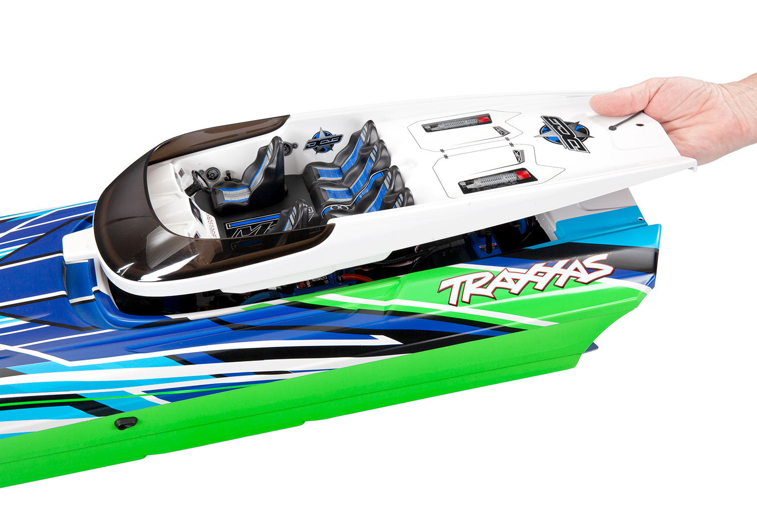 Traxxas - DCB M41 Widebody-Catamaran, Roja