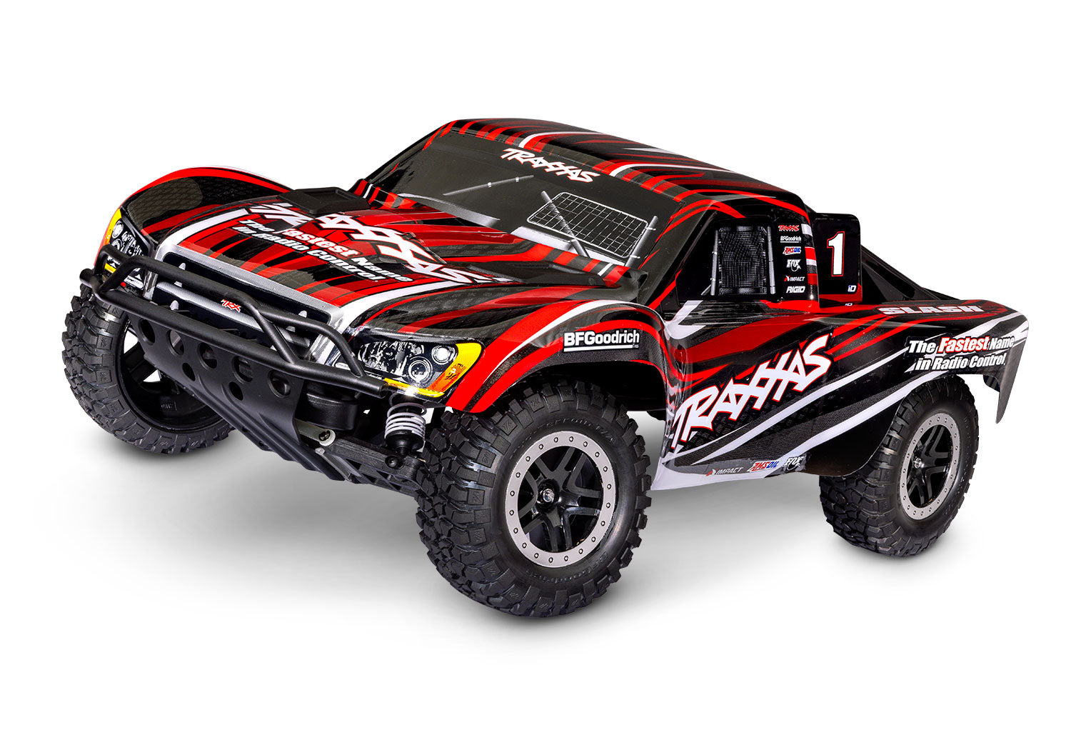 Traxxas - Slash 1/10 RTR 2WD Short Course Truck w/XL-5 ESC, TQ 2.4GHz Radio, Battery & USB-C Charger, Roja