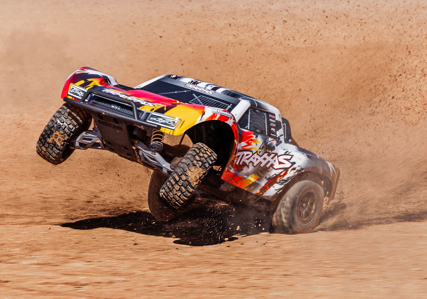 Traxxas - Slash VX3 1/10 RTR 2WD Brushless Short Course Truck w/VX3 ESC, TQi™ Sport 2.4GHz Radio & TSM®, Roja