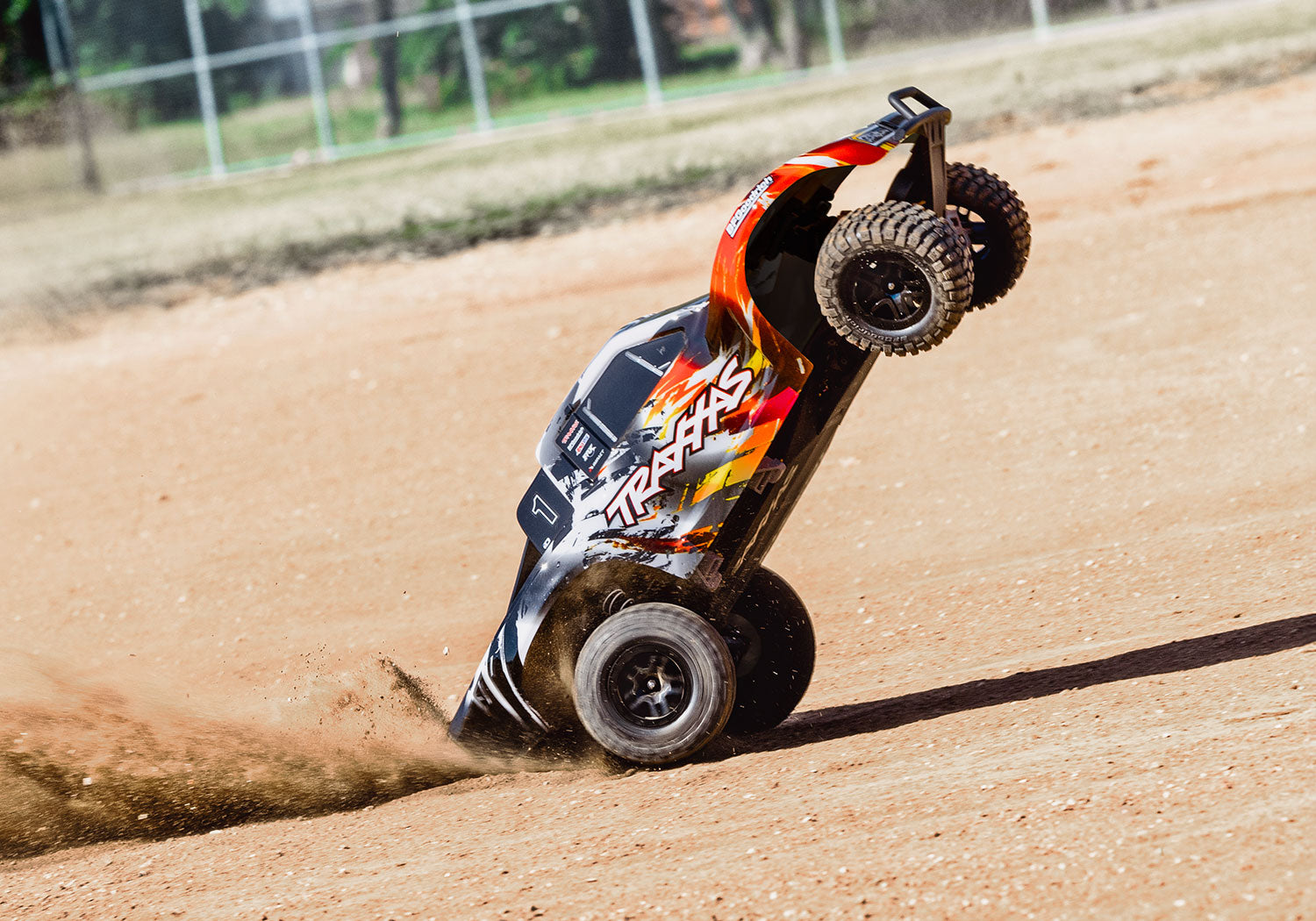 Traxxas - Slash VX3 1/10 RTR 2WD Brushless Short Course Truck w/VX3 ESC, TQi™ Sport 2.4GHz Radio & TSM®, Roja