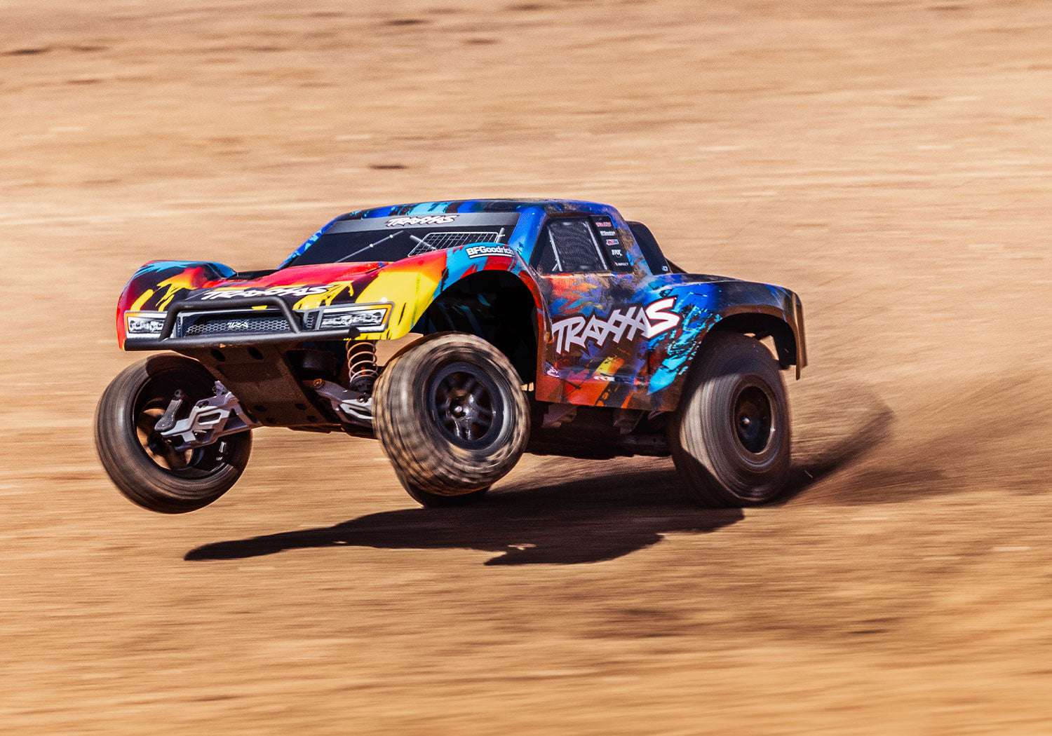Traxxas - Slash VX3 1/10 RTR 2WD Brushless Short Course Truck w/VX3 ESC, TQi™ Sport 2.4GHz Radio & TSM®, Rock n´Roll
