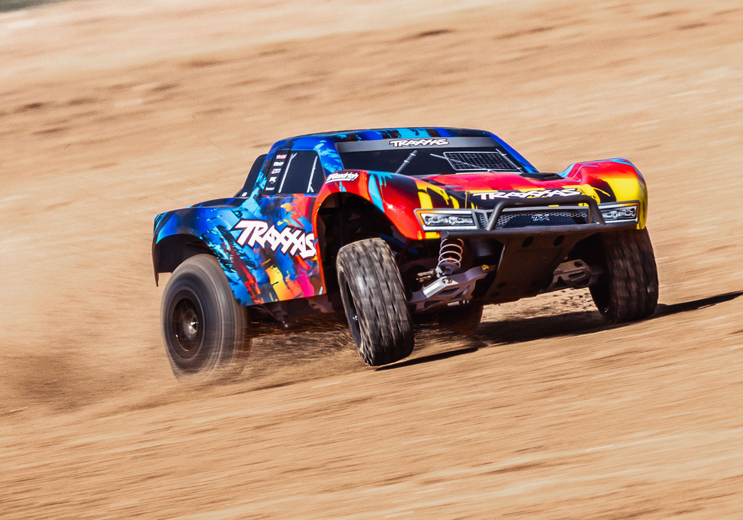 Traxxas - Slash VX3 1/10 RTR 2WD Brushless Short Course Truck w/VX3 ESC, TQi™ Sport 2.4GHz Radio & TSM®, Rock n´Roll