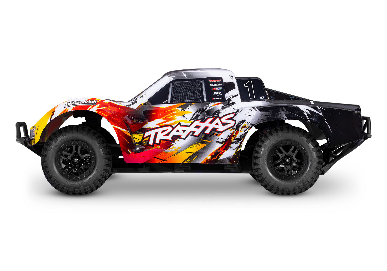 Traxxas - Slash VX3 1/10 RTR 2WD Brushless Short Course Truck w/VX3 ESC, TQi™ Sport 2.4GHz Radio & TSM®, Roja