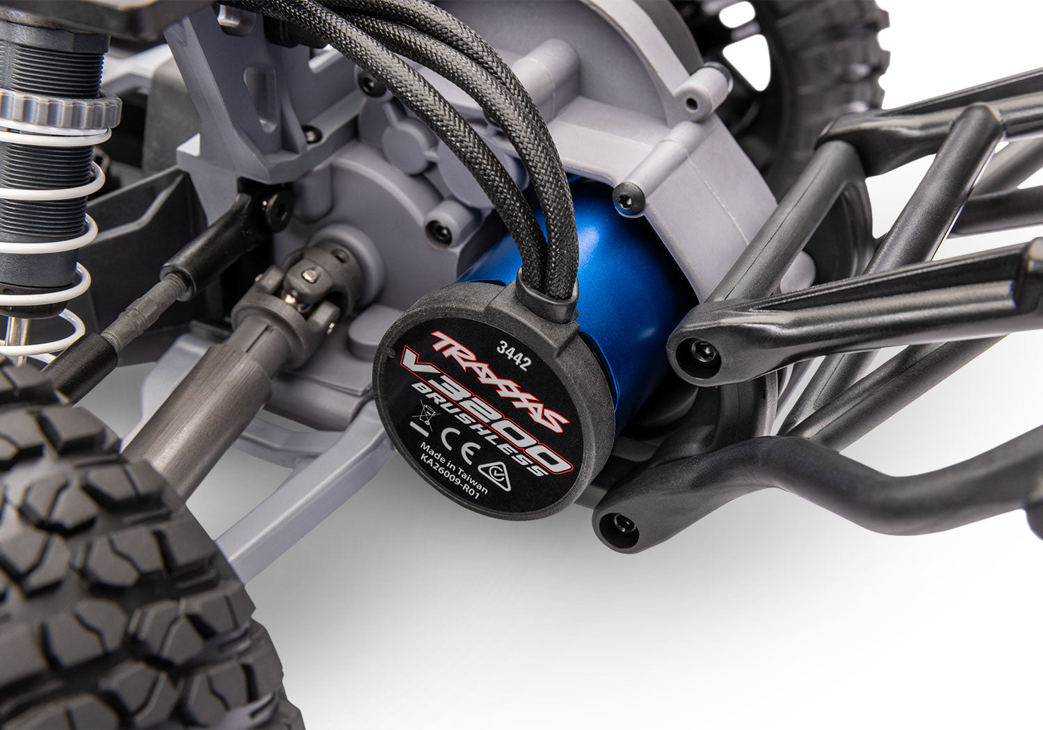 Traxxas - Slash VX3 1/10 RTR 2WD Brushless Short Course Truck w/VX3 ESC, TQi™ Sport 2.4GHz Radio & TSM®, Azul
