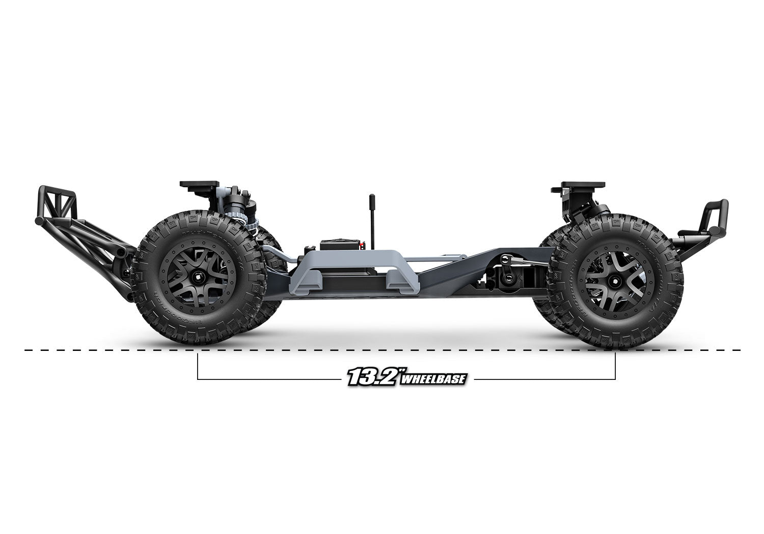 Traxxas - Slash VX3 1/10 RTR 2WD Brushless Short Course Truck w/VX3 ESC, TQi™ Sport 2.4GHz Radio & TSM®, Azul
