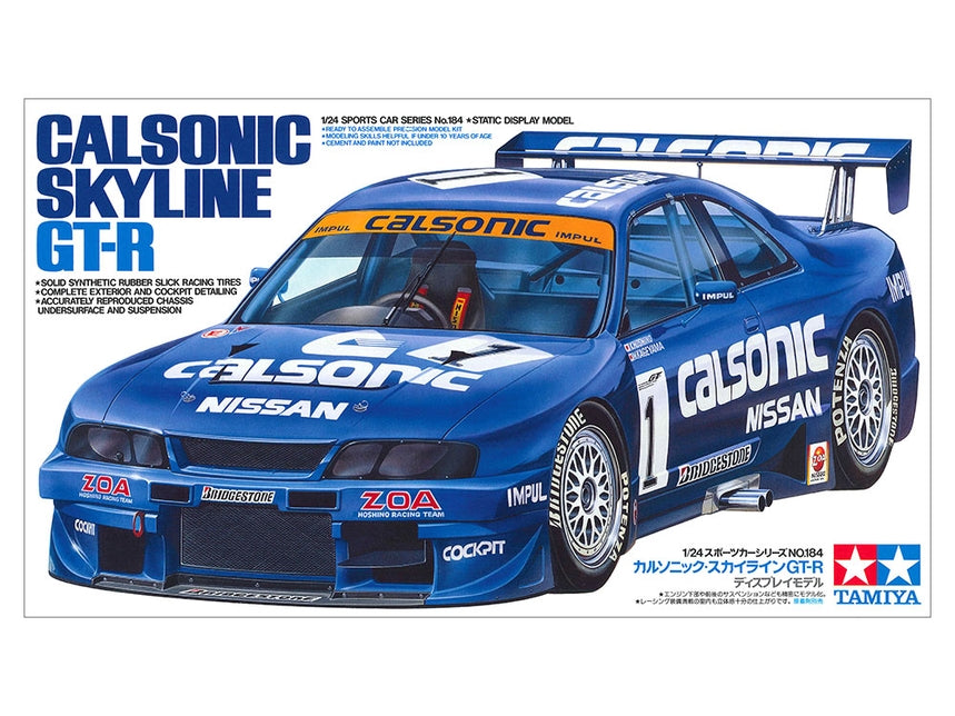 Tamiya - 1/24 Calsonic Skyline GT-R Model Kit