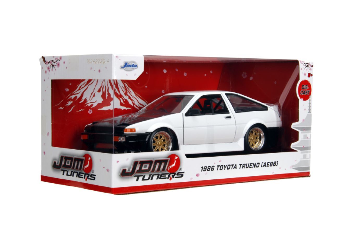 Jada Toys - JDM - 1986 Toyota Trueno AE86 - White, escala 1:24
