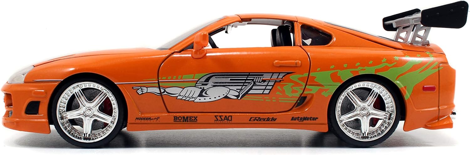 Jada Toys - Build & Collect Fast & Furious Brian's Toyota Supra, escala 1:24