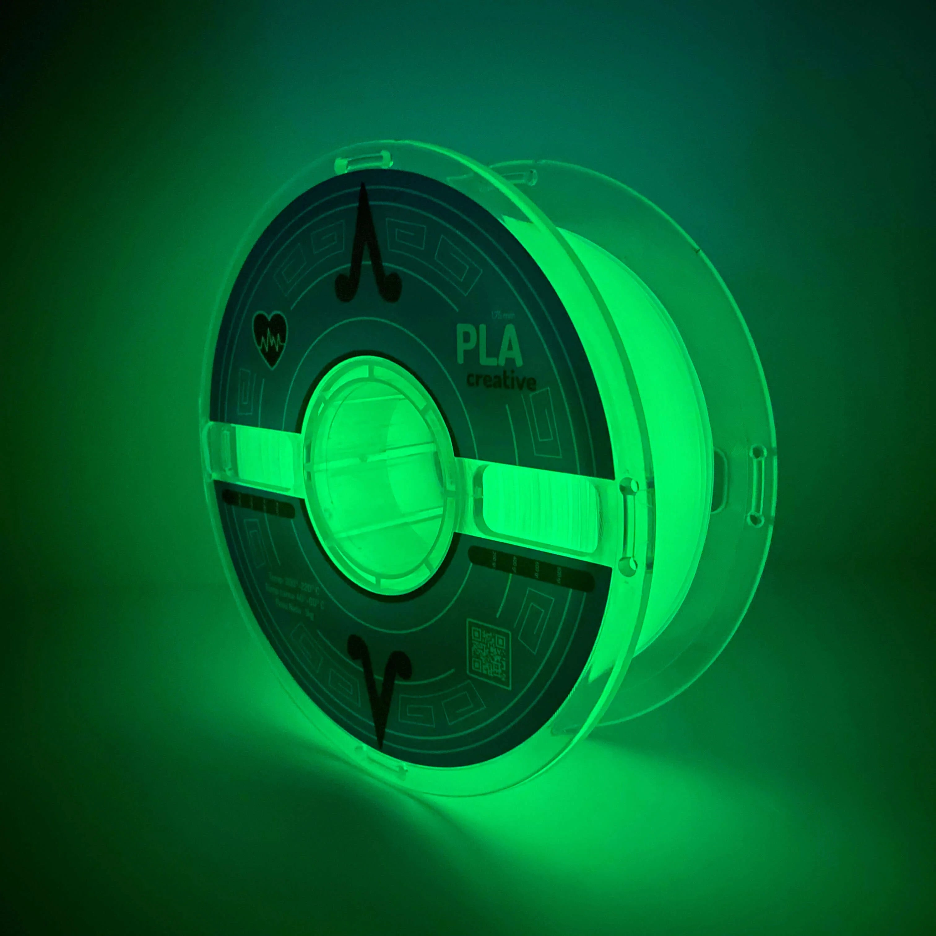 México Makers - Filamento PLA Creative Glow Verde para Impresora 3D