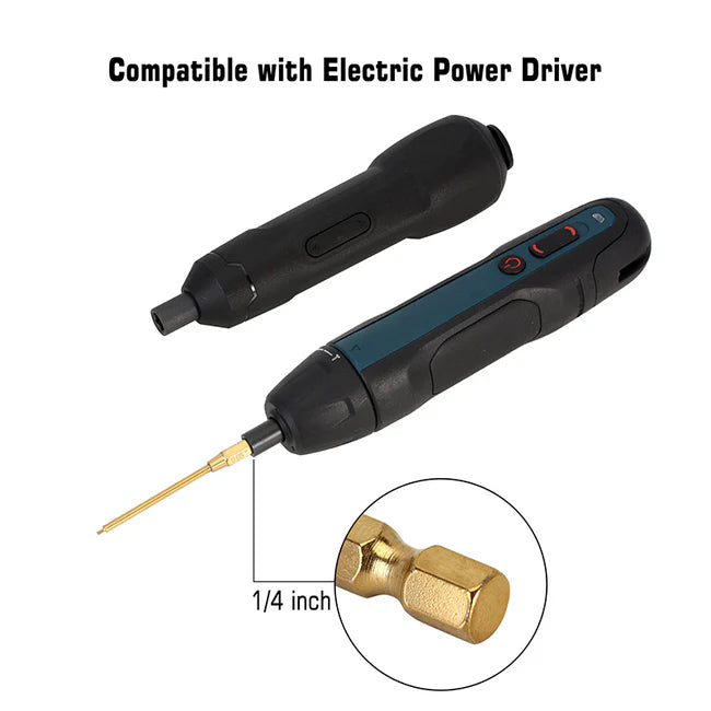 INJORA - 6-in-1 Hex Screwdrivers Nut Drivers Quick Change RC Tool Kit for FCX24 SCX24 AX24