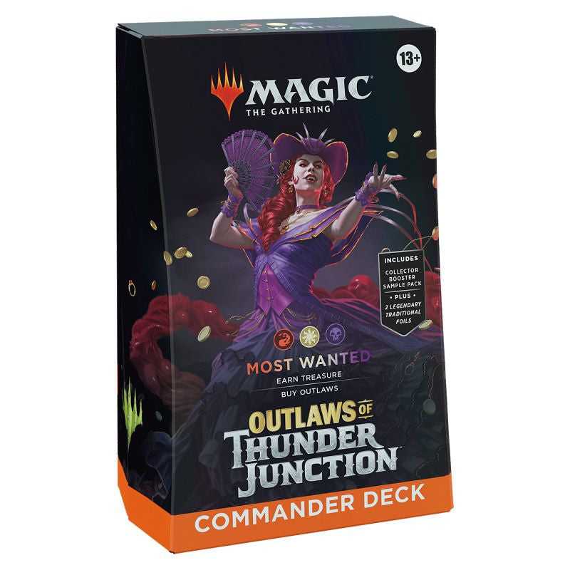 ** PRE VENTA ** Magic MTG - Outlaws of Thunder Junction - Commander Deck: Most Wanted (Inglés) - Magic: The Gathering