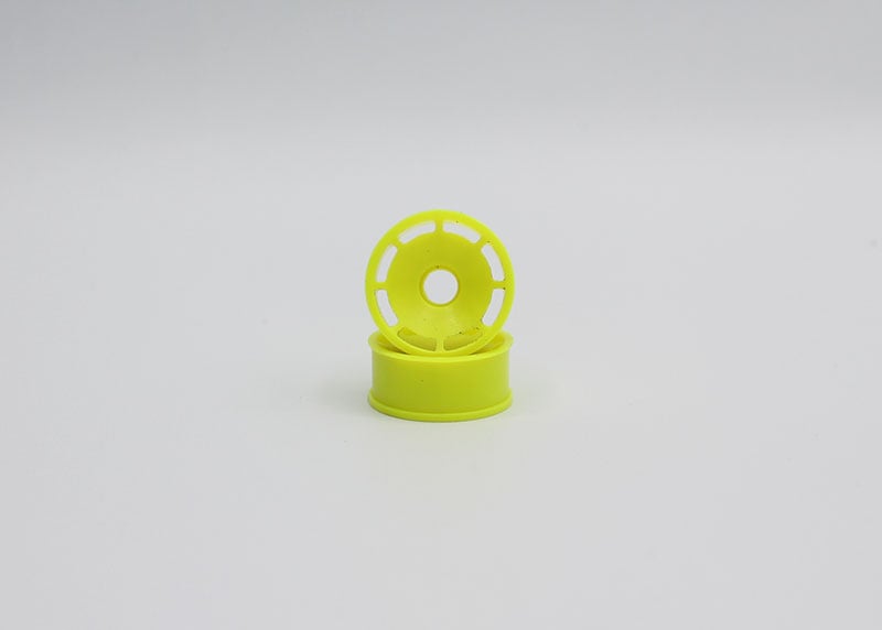 Reflex Racing - RX600F0Y REFLEX RACING SPEED DISH WHEEL FRONT - 0 OFFSET (YELLOW)