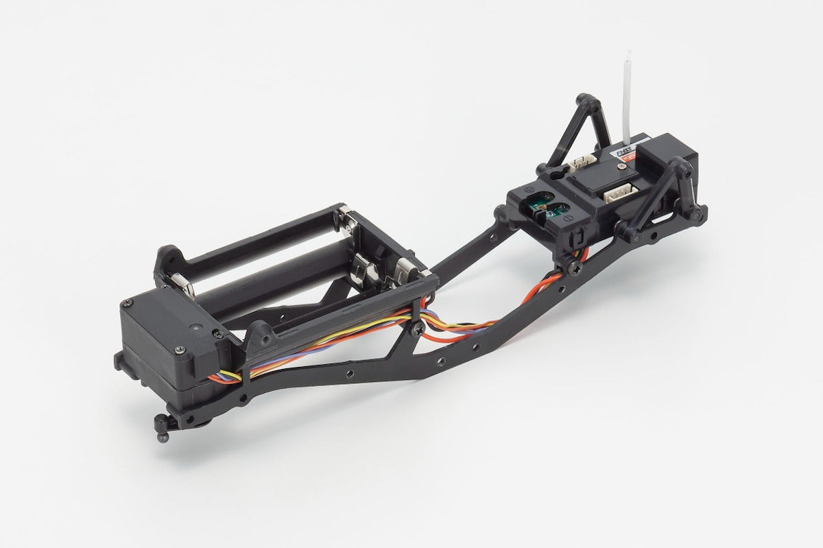Kyosho -  MINI-Z 4X4 Series Ready Set Land Rover Defender 90 Adventure Phoenix Orange / Santorini Black