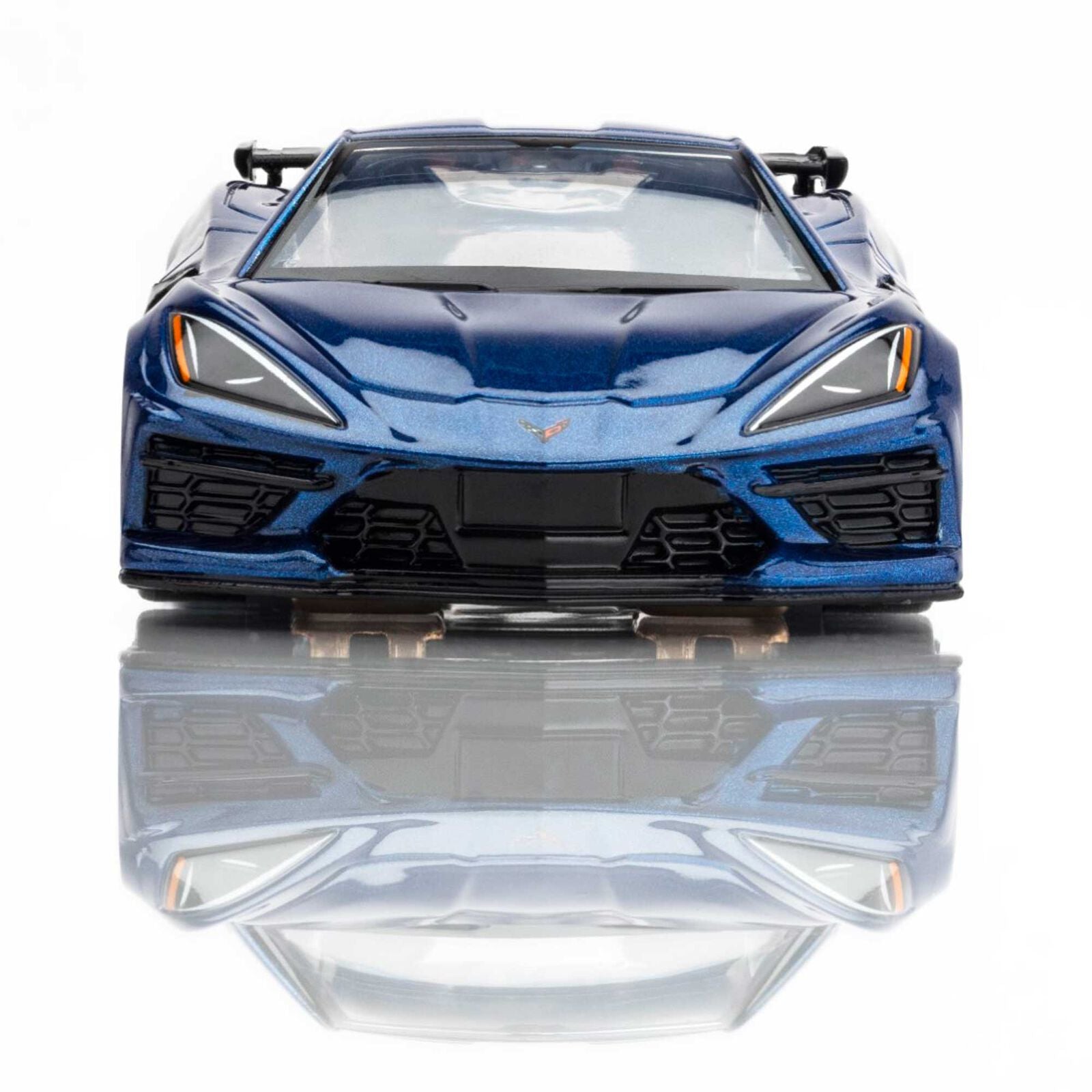 AFX - Corvette C8 Slot Car, Metallic Riptide Blue, Escala 1/64