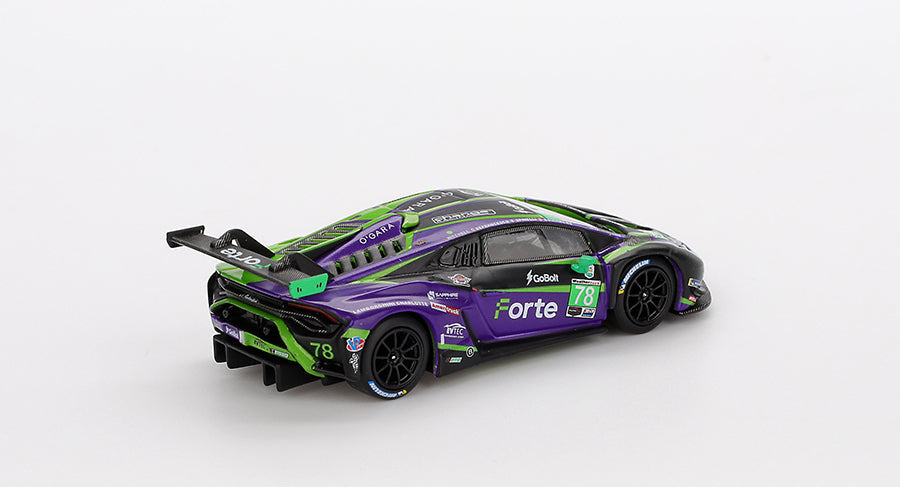 Mini GT - Lamborghini Huracán GT3 EVO2 #78 Forte Racing 2024 IMSA Dayt