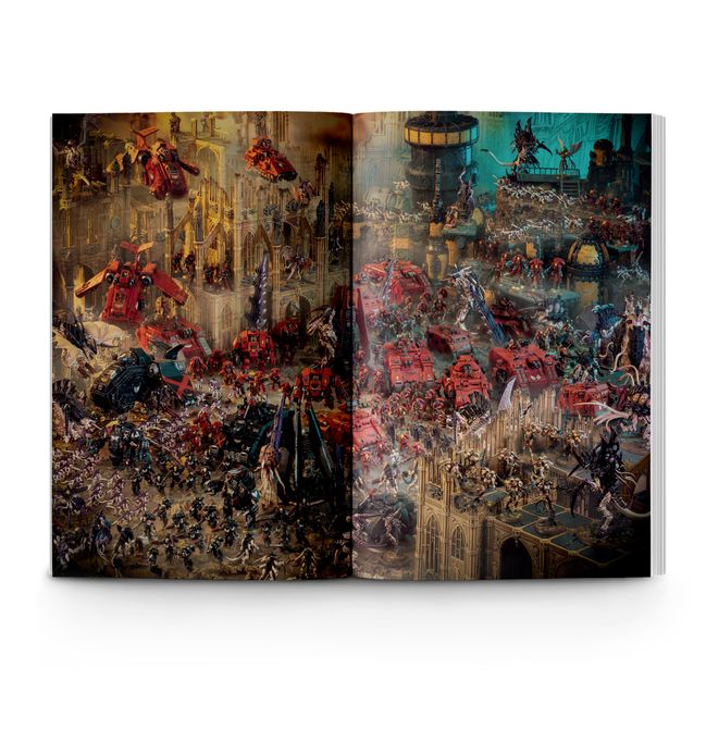 Games Workshop - Codex Supplement: Blood Angels (Español) – muestra interior ilustrativa de la edición inglesa, publicada por Warhammer