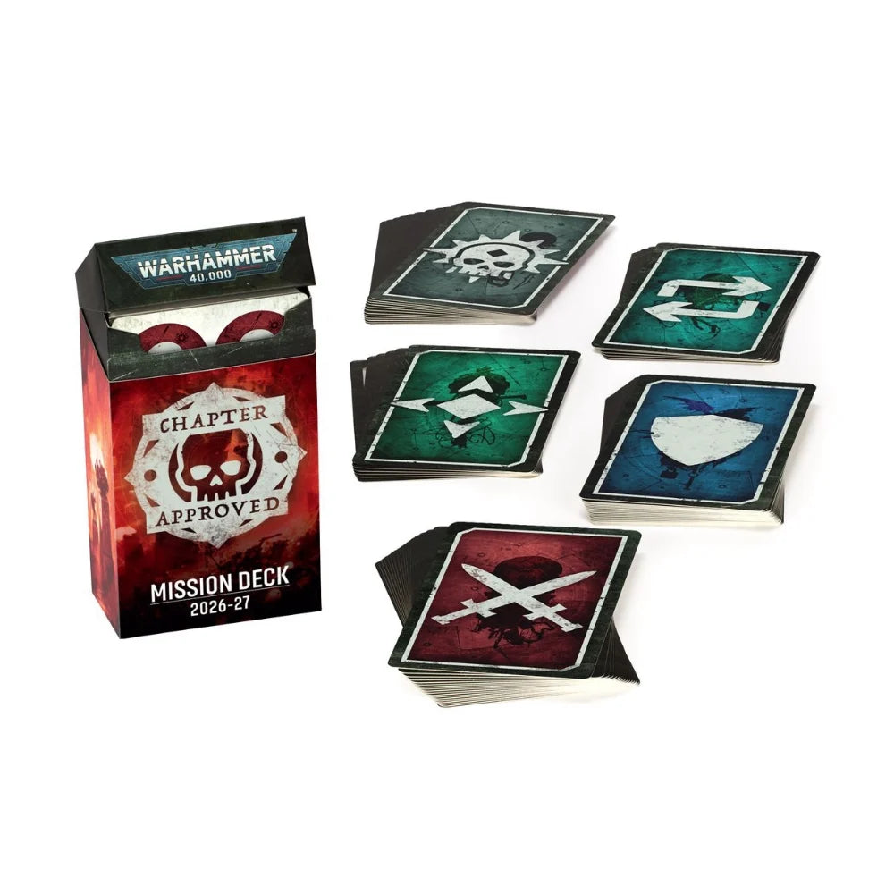 Games Workshop - Warhammer 40,000: Mazo de misiones - Chapter Approved 2026-27 (Inglés)