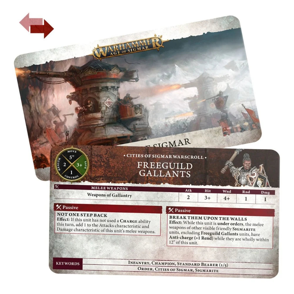 Games Workshop - Cities of Sigmar: Warscroll Cards 2026 (Inglés) - Age of Sigmar