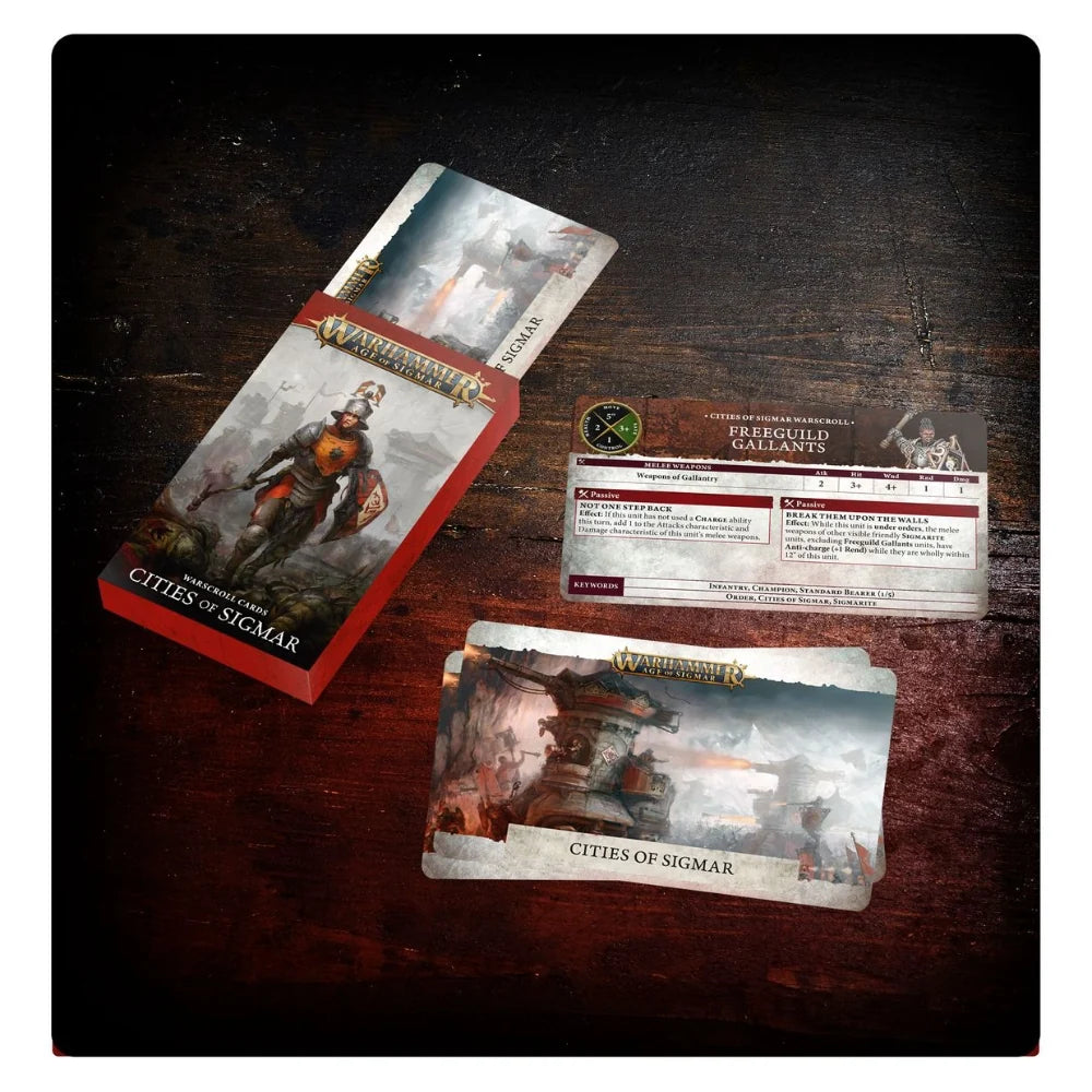 Games Workshop - Cities of Sigmar: Warscroll Cards 2026 (Inglés) - Age of Sigmar