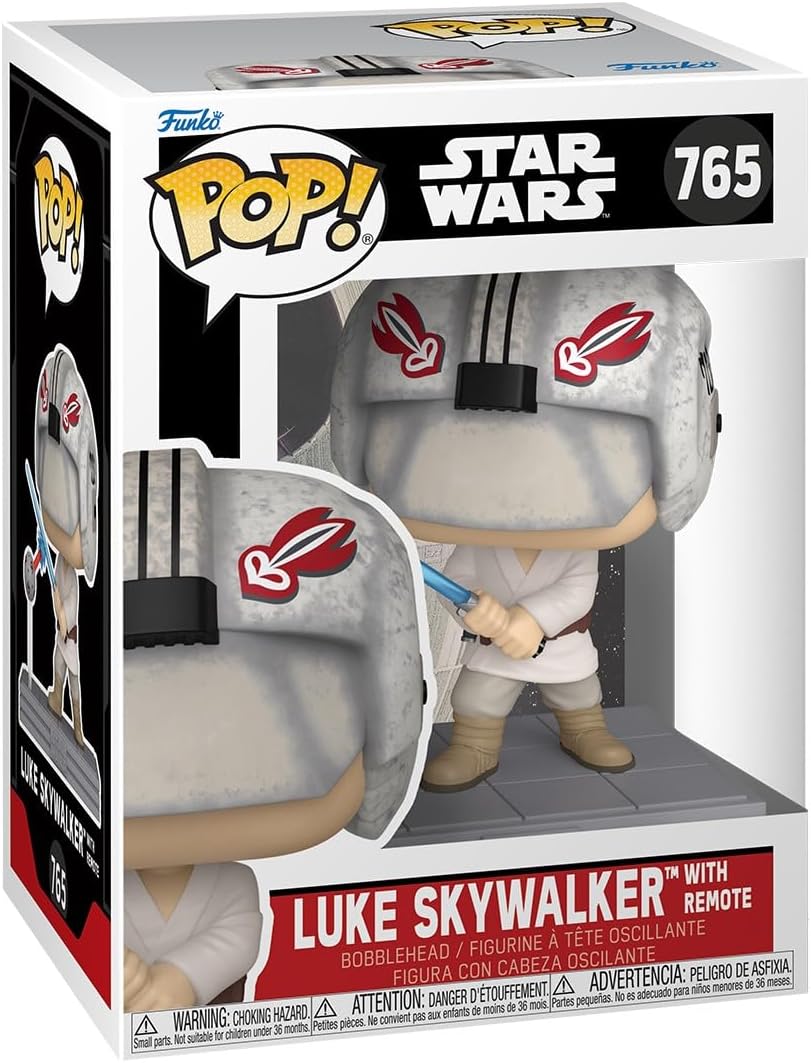 FUNKO POP Star Wars: Luke Skywalker w/ Remote, #765