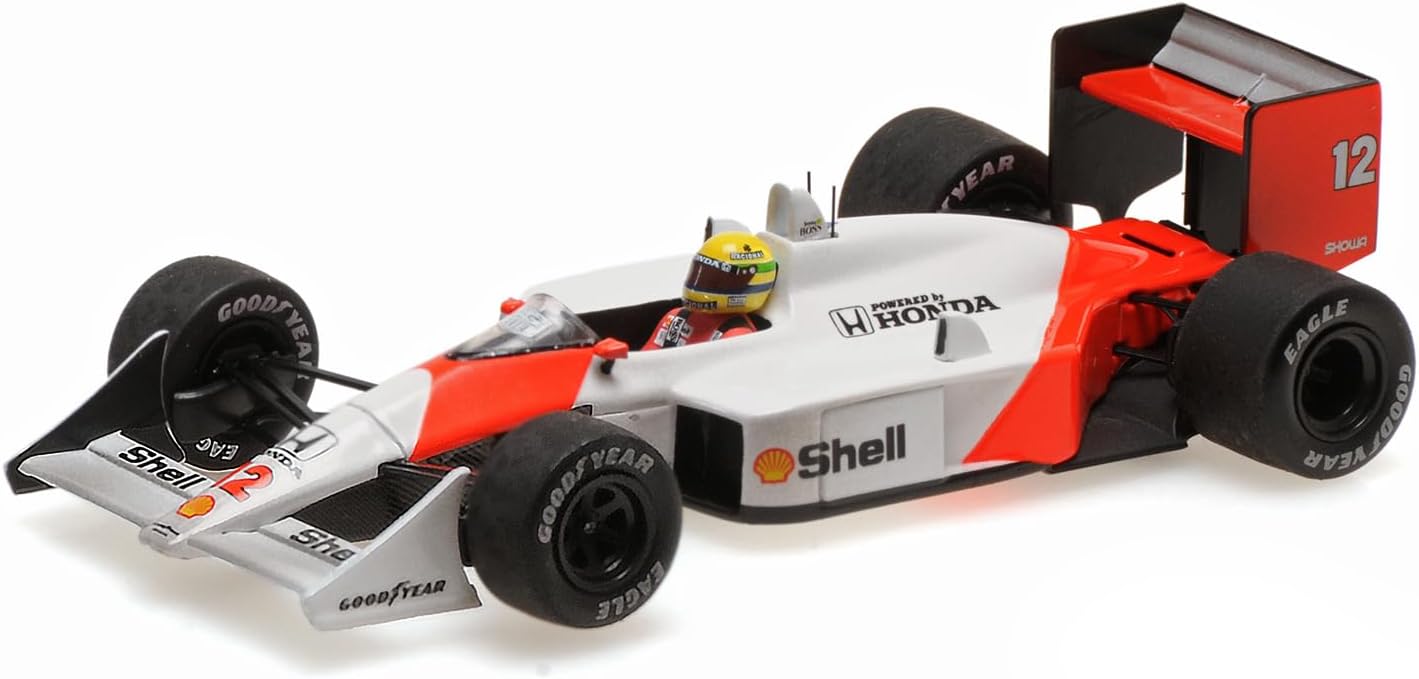 Minichamps - Ayrton Senna McLaren MP4/4 #12 F1 World Champion 1988 Dirty Version, escala 1:43