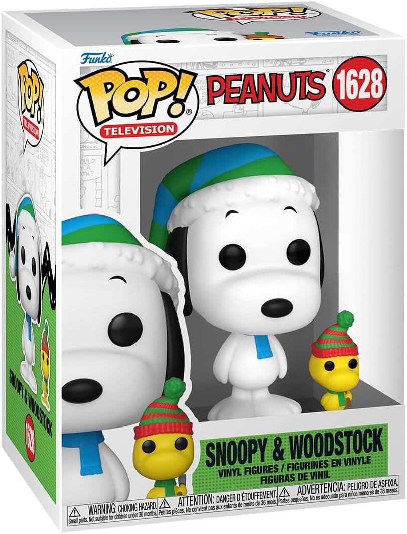 Funko Pop & Buddy: Peanuts Charlie Brown - Snoopy y Woodstock, #1628
