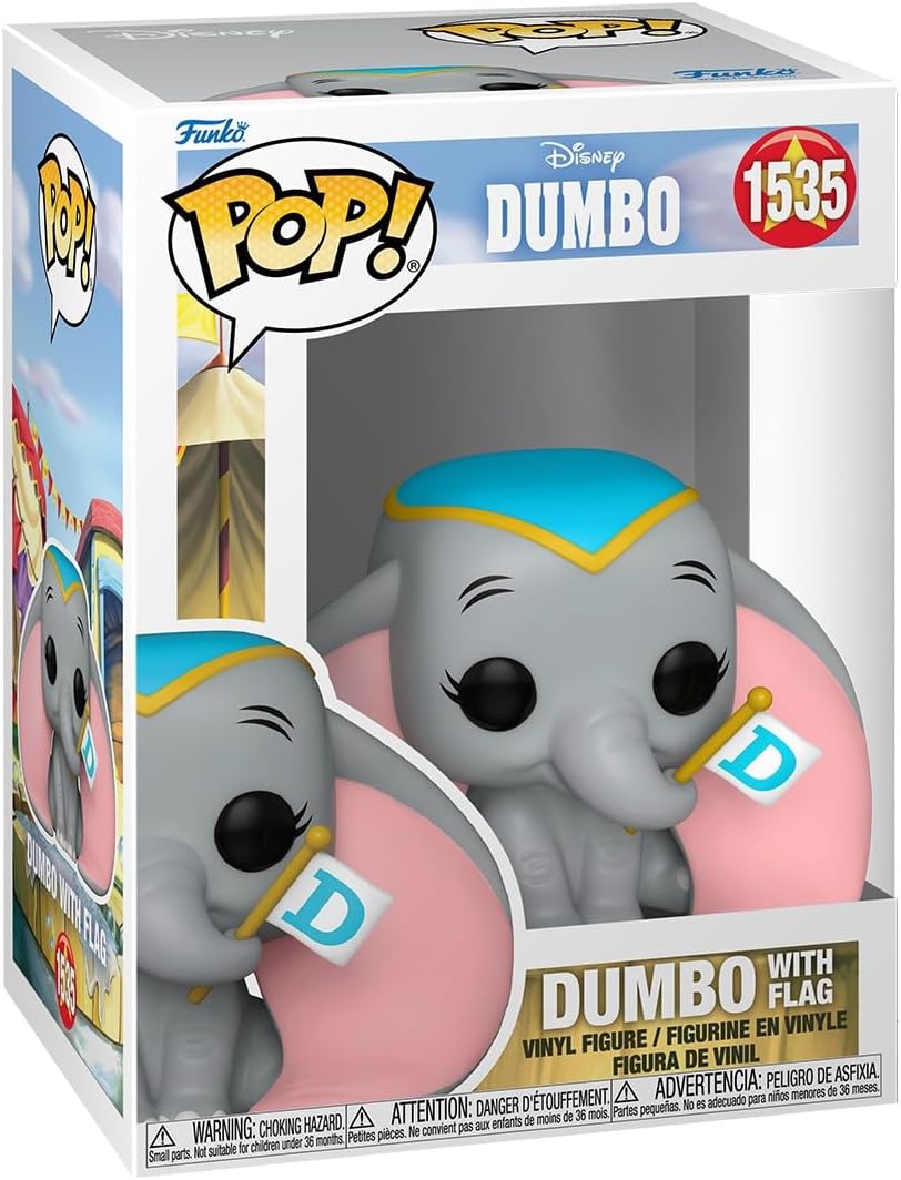 Funko Pop Disney: Dumbo - Dumbo con Bandera, #1535