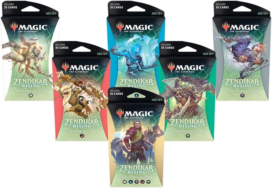 Magic MTG - Zendikar Rising Theme Booster (Aleatorio) - Magic: The Gathering (Ingles)