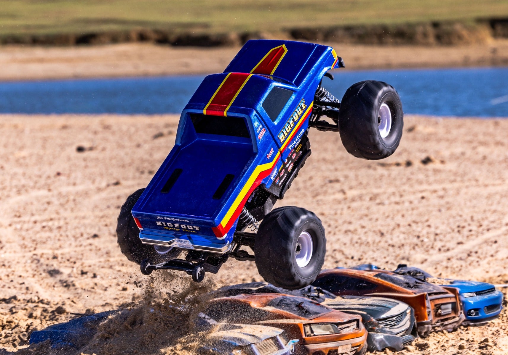 Traxxas - Bigfoot® 1/10 RTR 4WD Brushless Monster Truck w/BL-2s ESC & TQ 2.4GHz Radio, Azul