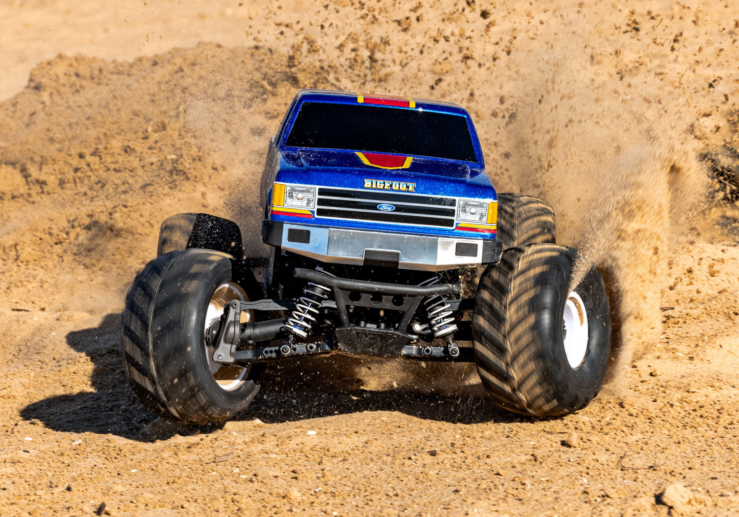 Traxxas - Bigfoot® 1/10 RTR 4WD Brushless Monster Truck w/BL-2s ESC & TQ 2.4GHz Radio, Azul