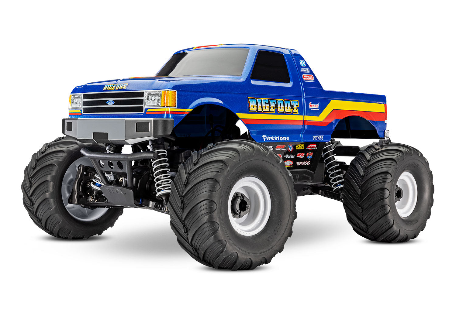 Traxxas - Bigfoot® 1/10 RTR 4WD Brushless Monster Truck w/BL-2s ESC & TQ 2.4GHz Radio, Azul