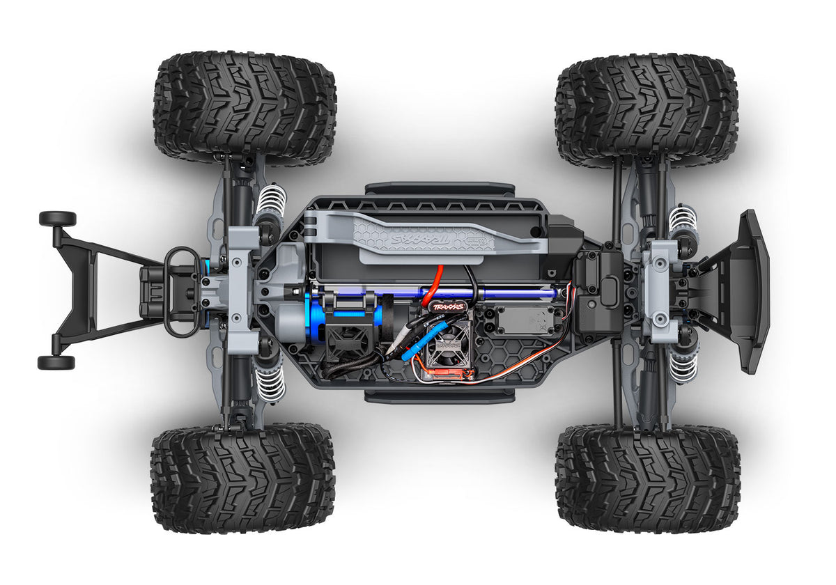 Traxxas - Stampede® 4x4 VX3 1/10 RTR 4WD Brushless Monster Truck w/VX3 ESC, TQi™ Sport 2.4GHz Radio & TSM®, Naranja