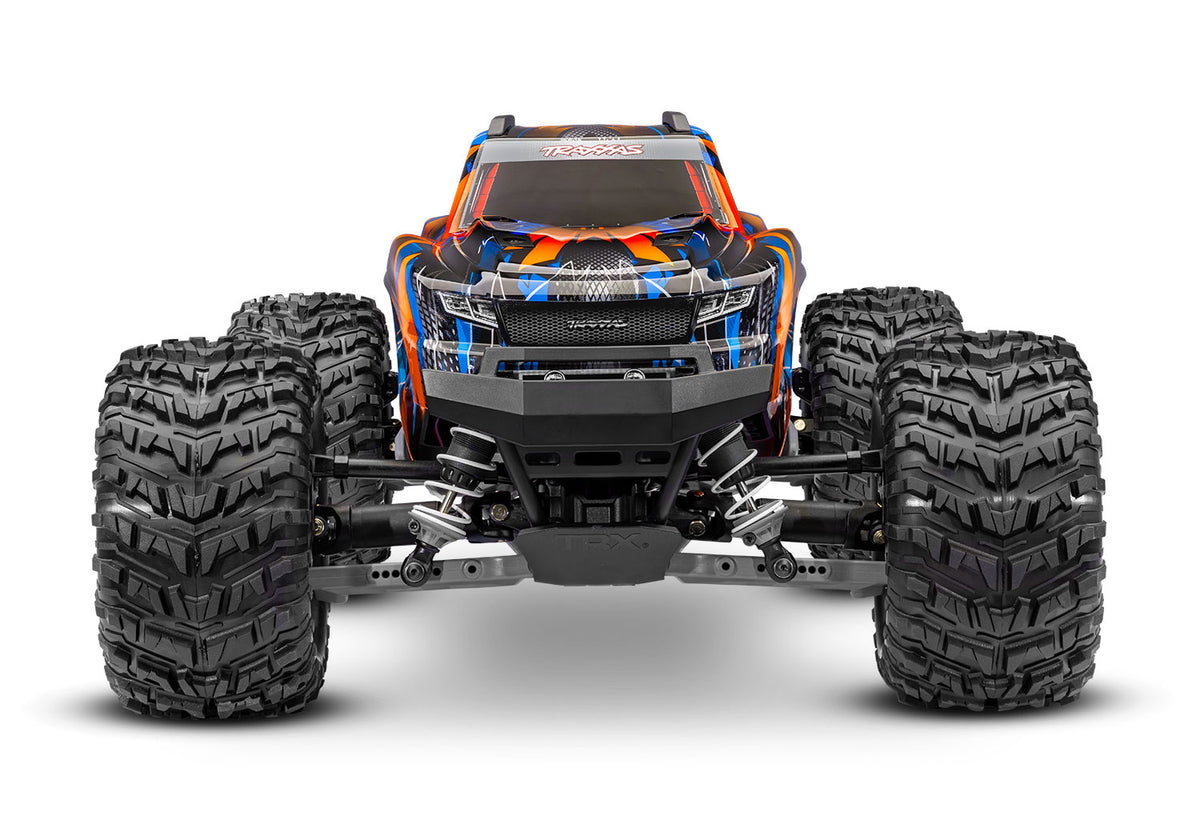 Traxxas - Stampede® 4x4 VX3 1/10 RTR 4WD Brushless Monster Truck w/VX3 ESC, TQi™ Sport 2.4GHz Radio & TSM®, Naranja