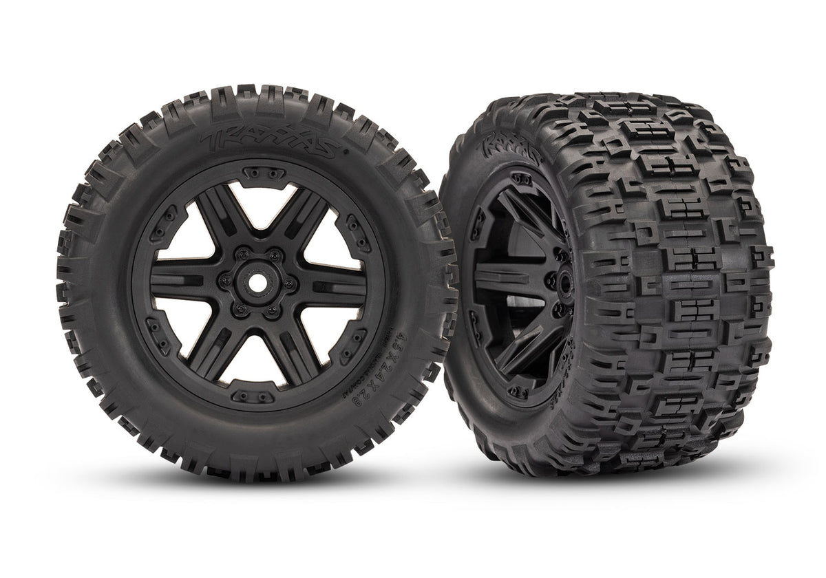 Traxxas - Rustler® 4x4 VX3 1/10 RTR 4WD Brushless Stadium Truck w/VX3 ESC, TQi™ Sport 2.4GHz Radio & TSM®, Morada