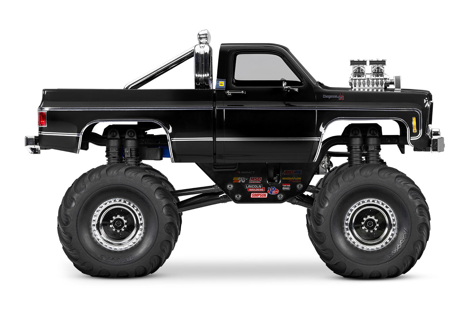 Traxxas - 1/18 Trx-4MT Chevrolet K10 4X4 Monster Truck, Negra